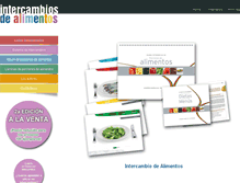 Tablet Screenshot of intercambiodealimentos.com